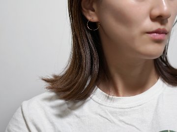 K18 アルテルノ フープピアス rpj1878a23の画像