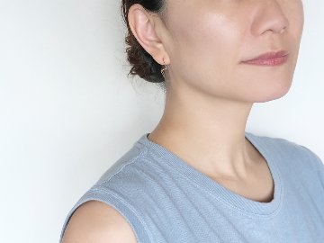 K18 アルテルノ フープピアス rpj1878a23の画像