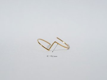 K18 アルテルノ フープピアス rpj1878a23の画像