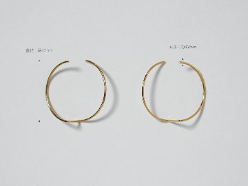 K18 アルテルノ フープピアス rpj1878a23の画像