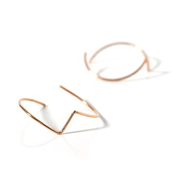 K18 アルテルノ フープピアス rpj1878a23の画像