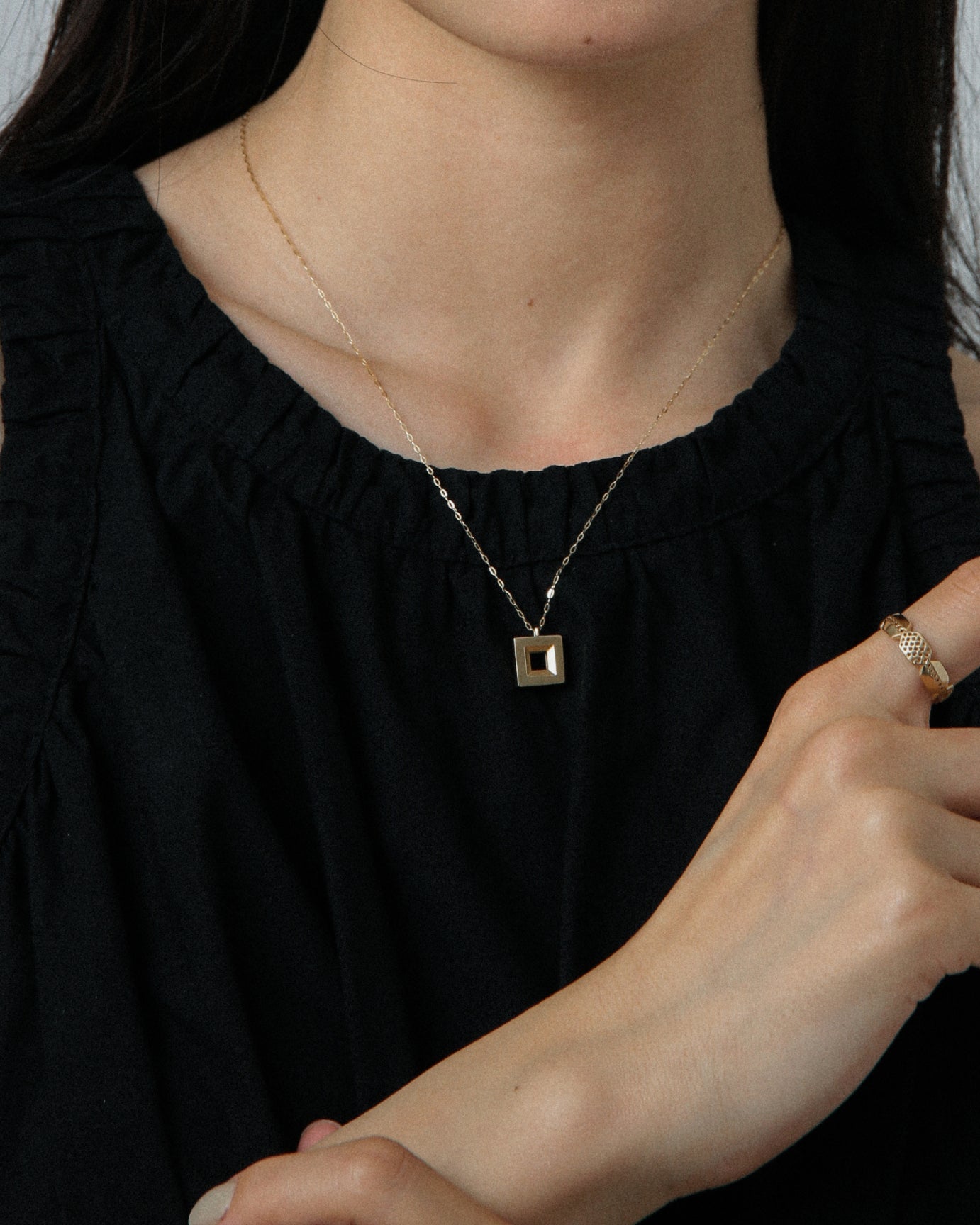 K18 キャンバス ネックレス vz23n0500aの画像