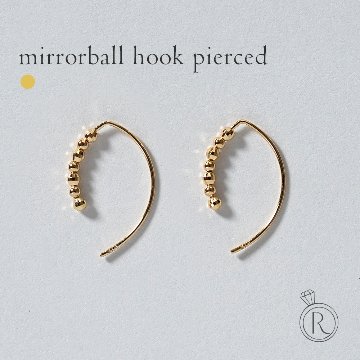 K18 ミラーボール フックピアス rph45452823の画像