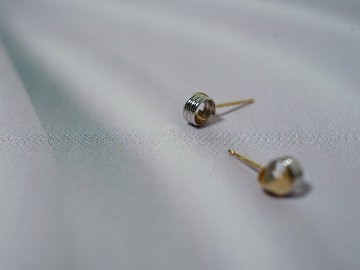 K18/Pt ビーナ コンビ ピアス rph43717823の画像