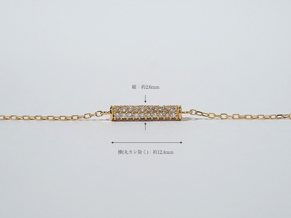 K18 キルクム ダイヤモンド パヴェ ネックレス rph63388821の画像