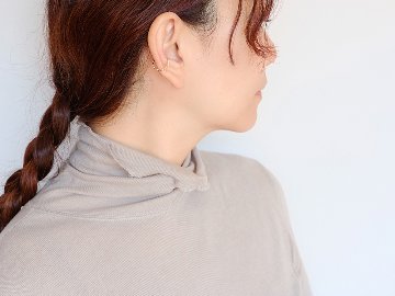 【片耳販売】 K18 ミルグレイン アミメ イヤーカフ rph43716023の画像