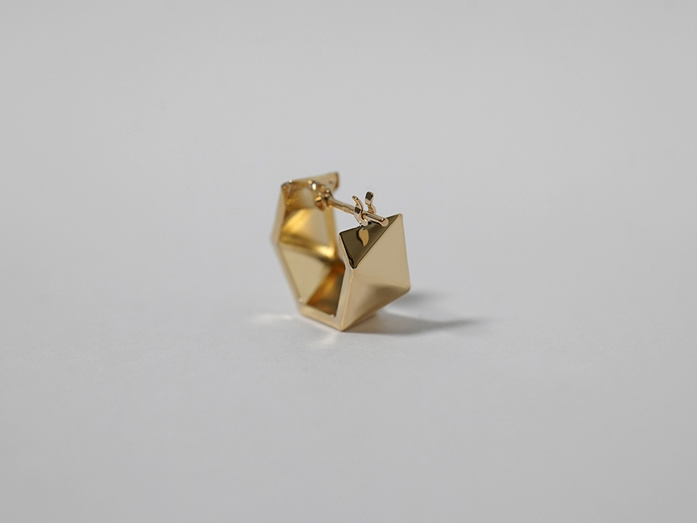 K18 アングラー フープピアス rpakr219023の画像