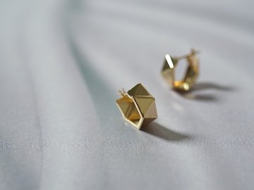 K18 アングラー フープピアス rpakr219023の画像