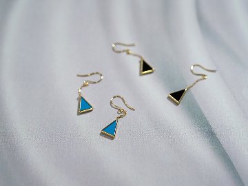 K18 デルタ チェーンピアス rph43716623の画像