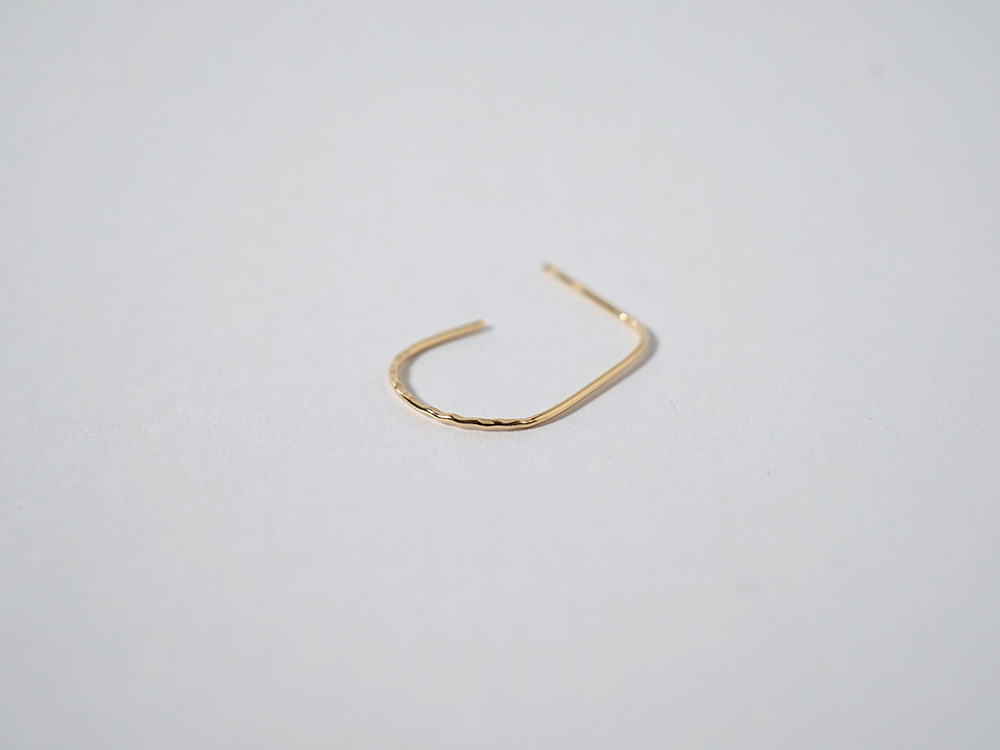 K18 ハーフ ドロップ スタッド ピアス rph43231323の画像