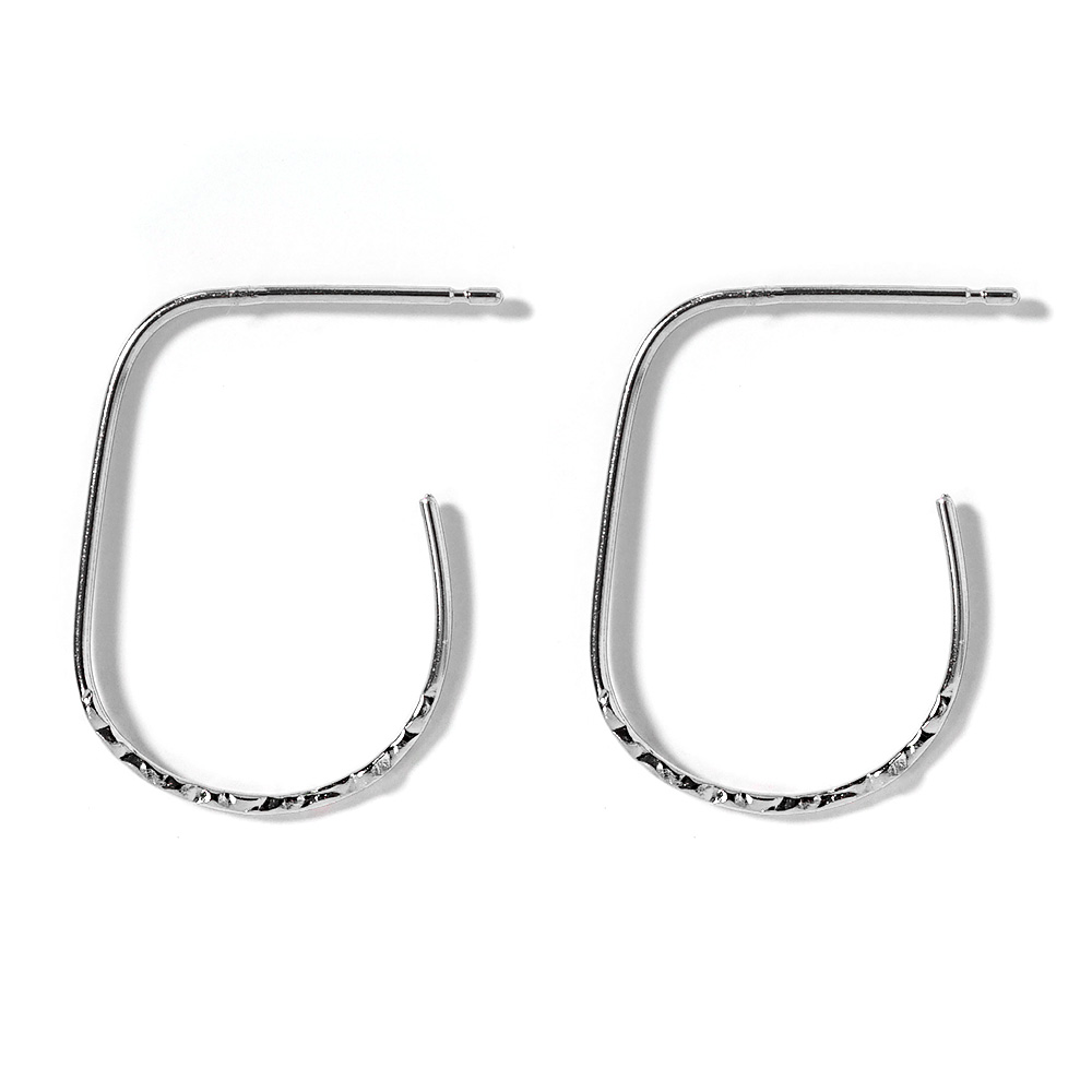 K18 ハーフ ドロップ スタッド ピアス rph43231323の画像