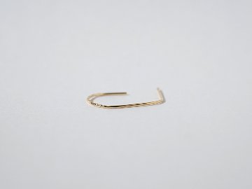 K18 ハーフ ドロップ スタッド ピアス rph43231323の画像