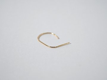 K18 ハーフ ドロップ スタッド ピアス rph43231323の画像