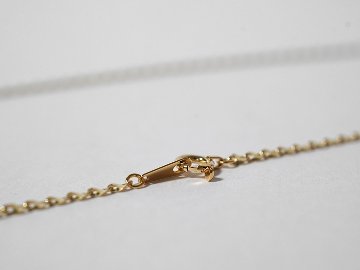 K18 ツイスト エクレア ネックレスチェーン 1.8mm rpu101921の画像