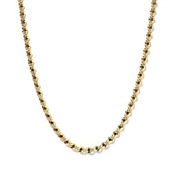 K18 ツイスト エクレア ネックレスチェーン 1.8mm rpu101921の画像