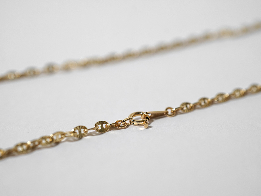 K18 ルナ ネックレスチェーン 2.7mm rpu101821の画像