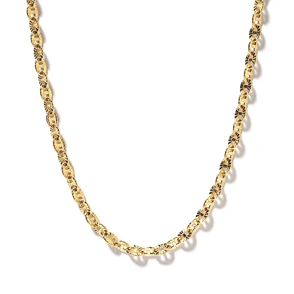 K18 ルナ ネックレスチェーン 2.7mm rpu101821の画像