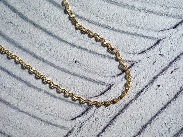 K18 ルナ ネックレスチェーン 2.7mm rpu101821の画像