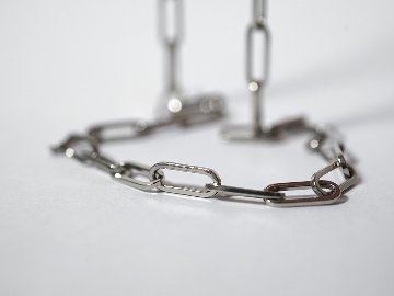 Pt ペーパークリップ ネックレスチェーン 4.4mm rpu102021の画像
