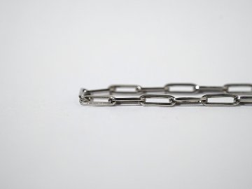 Pt ペーパークリップ ネックレスチェーン 4.4mm rpu102021の画像