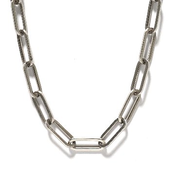 Pt ペーパークリップ ネックレスチェーン 4.4mm rpu102021の画像