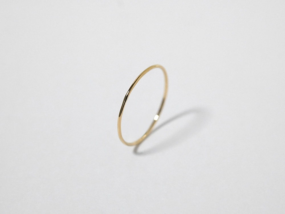 K18 シン リング 0.8mm rpaub9322の画像