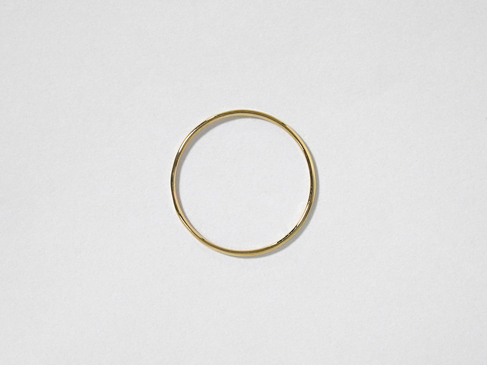 K18 シン リング 0.8mm rpaub9322の画像