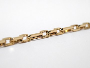 K18 ラディアント フィガロ ネックレスチェーン 5.6mm rpu102221の画像