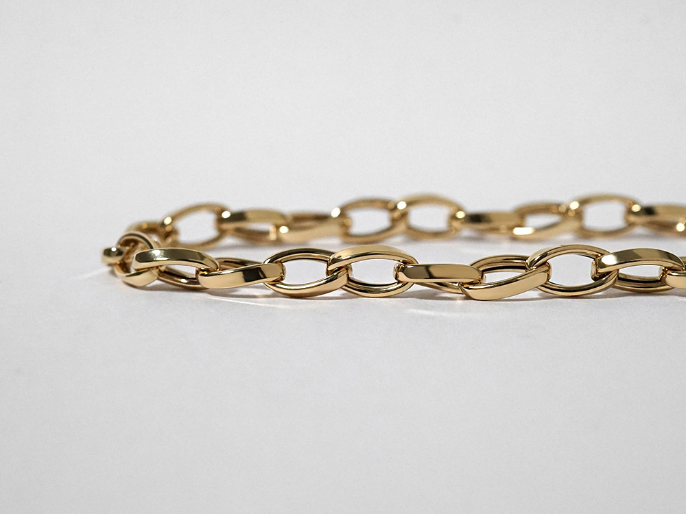 K18 トルシオーネ ネックレスチェーン 5.4mm rpu102421の画像
