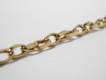 K18 トルシオーネ ネックレスチェーン 5.4mm rpu102421の画像
