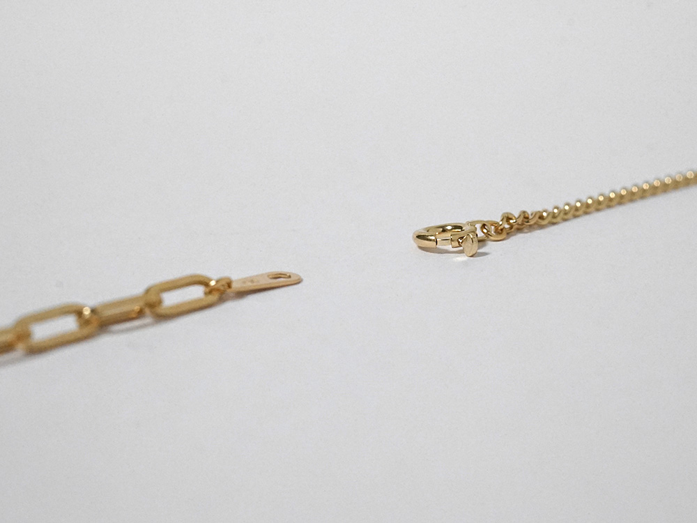 K18 トリプレクス ネックレスチェーン rpu102721の画像