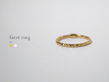 K18 ファセット リング rpj2015a22の画像