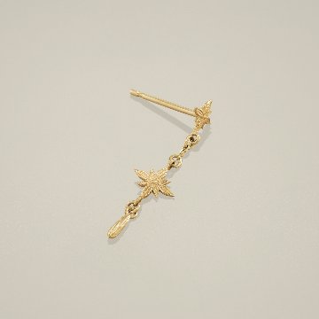 K10 スターアニス ＆ クミン ドロップピアス xo26e0013zの画像