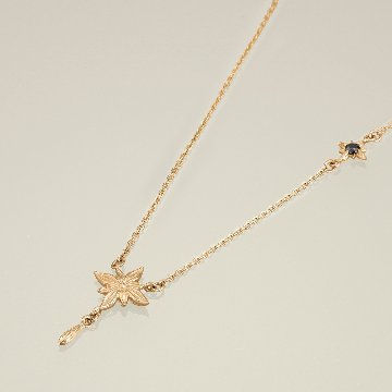 K10 スターアニス ブラックダイヤモンド ネックレス xo26n0017zの画像
