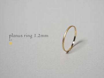 K18 プラヌス リング 1.2mm rpaprg5522の画像