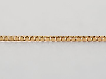 K18 エクステンション スライドアジャスター ベネチアン チェーン 7cm rpw100199の画像