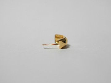 K18 スタッズ カーブ ピアス rpa2304623の画像