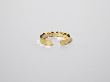 【片耳販売】 K18 ハニカム イヤーカフ rph43711423の画像