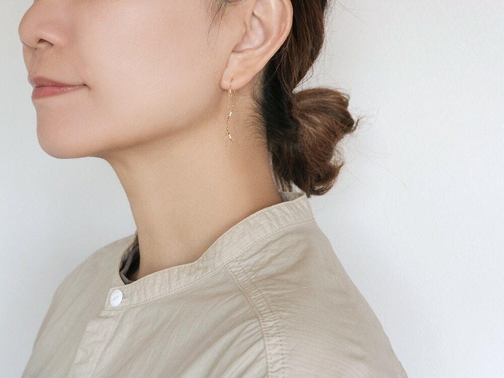 K18 ヘデラ ピアス rph43705723の画像
