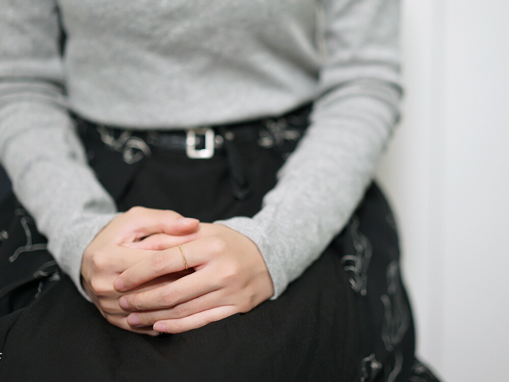 K18 喜平 チェーン リング 1.4mm rpaub6322の画像