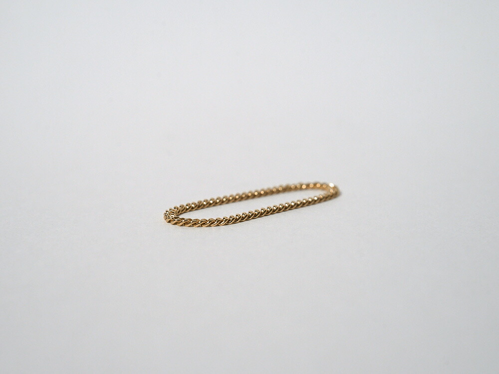 K18 喜平 チェーン リング 1.4mm rpaub6322の画像