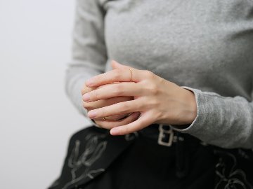 K18 喜平 チェーン リング 1.4mm rpaub6322の画像