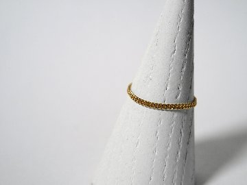 K18 喜平 チェーン リング 1.4mm rpaub6322の画像