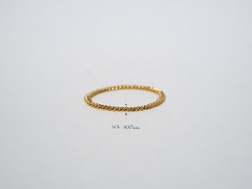 K18 喜平 チェーン リング 1.4mm rpaub6322の画像