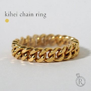 K18 喜平 チェーン リング 4.3mm rpaub6222の画像