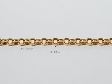 K18 エスカルゴ チェーン ブレスレット 2.0mm rpu100024の画像