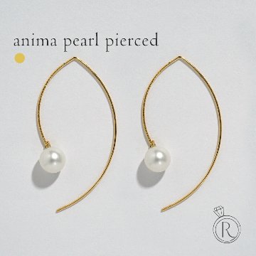 K18 アニマ パール ピアス rph43706023の画像