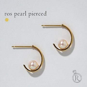 K18 ロス パール ピアス rph43705923の画像
