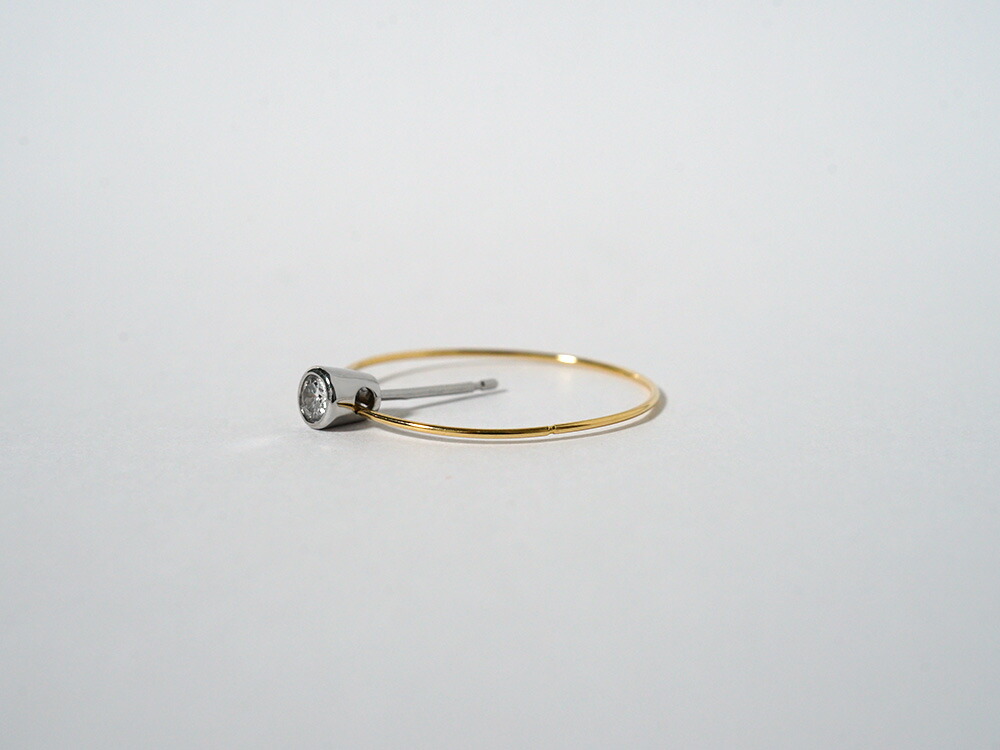 K18/Pt ルシオラ ダイヤモンド ピアス 0.2ct rph43142423の画像