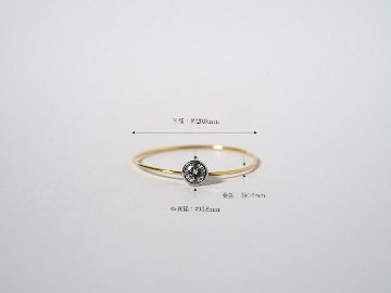 K18/Pt ルシオラ ダイヤモンド ピアス 0.2ct rph43142423の画像